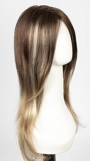S8-18/26RO FAWN | Cascading Ombre Shade | Rich Dark Brown Roots blend with Honey and Platinum Blonde Hues at the Tips