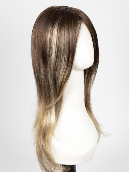 S8-18/26RO FAWN | Cascading Ombre Shade | Rich Dark Brown Roots blend with Honey and Platinum Blonde Hues at the Tips