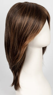 6F27 CARAMEL RIBBON  | Natural Gold Brown with Medium Red-Gold Blonde Highlights and Tips
