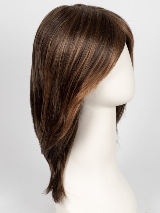 6F27 CARAMEL RIBBON  | Natural Gold Brown with Medium Red-Gold Blonde Highlights and Tips