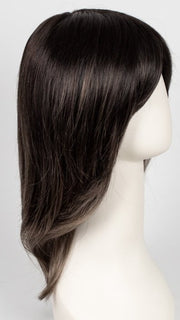 S2-103/18RO MIDNIGHT | Cascading Ombre Shade | Long Dark Roots blend into Lighter Brown Tones and Sparkling Ash Blond Tips
