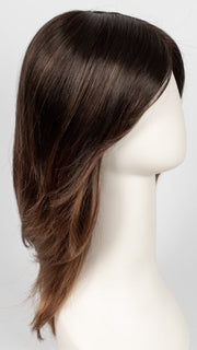 S6-30A27RO AUTUMN | Cascading Ombre Shade | Rich Chestnut Brown Roots fade and brighten into a Coppery and Crisp Auburn Hue