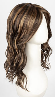 FS6/30/27 TOFFEE TRUFFLE | Brown, Medium Red-Gold, Medium Red-Gold Blonde Blend with Medium Gold Blonde Bold Highlights