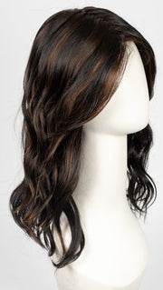 1BRH30 CHOCOLATE PRETZEL | Soft Black with 33% Gold-Red Highlights