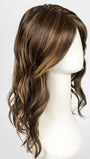 6F27 CARAMEL RIBBON | Dark Brown with Light Red-Gold Blonde Highlights and Tips