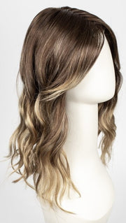 S8-18/26RO FAWN | Cascading Ombre Shade | Rich Dark Brown Roots blend with Honey and Platinum Blonde Hues at the Tips