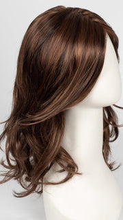 4/27/30 GERMAN CHOCOLATE | Darkest Brown Evenly Blended and Tipped with Light Red-Gold Blonde and Red-Gold Blend