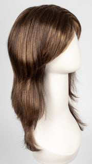 6F27 CARAMEL RIBBON  | Dark Brown with Light Red-Gold Blonde Highlights and Tips