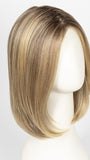 24B18S8  | Medium Gold Brown and Light Gold Blonde Blend, Shaded with Dark Gold Brown 