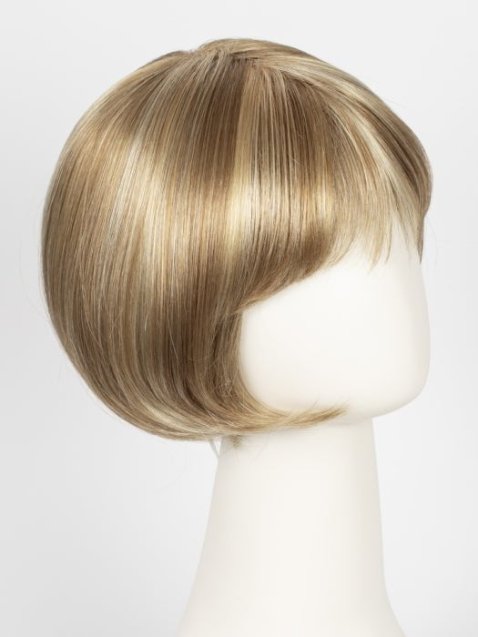 Color Creamy-Toffee = Rooted Dark with Light Platinum Blonde and Light Honey Blonde 50/50 blend
