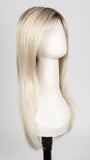 CHAMPAGNE-R | Rooted Dark Blonde with Platinum Blonde Blended Base
