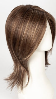Color Auburn-Sugar-R = Rooted Dark with a Medium Auburn base with a Dark Strawberry Blonde highlight