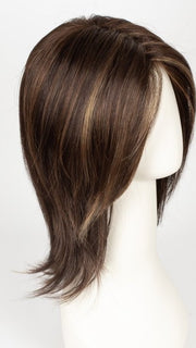 Color Java-Frost = Dark Brown base with Gold Blonde and Light Auburn 50/50 blend highlights