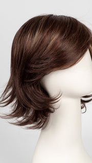 RAZBERRY ICE R | Rooted Dark Medium Auburn base with Copper and Strawberry Blonde highlights
