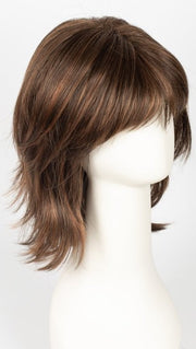 GINGER-H | Medium Brown and Light Auburn highlight