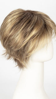 MOCHACCINO-R | Rooted Dark with Light Brown base with Strawberry Blonde highlights