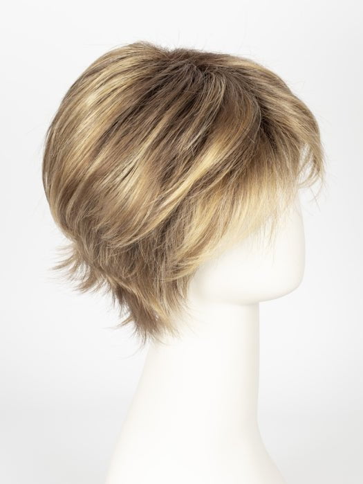 MOCHACCINO-R | Rooted Dark with Light Brown base with Strawberry Blonde highlights