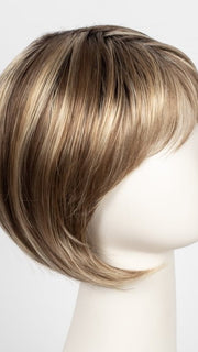 RH12/26RT4 | Light Brown w/Fine Golden Blonde Highlights And Dark Roots