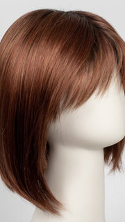SHADED-AMBER | Coppery Blonde and Red Blend with Dark Amber Brown Roots