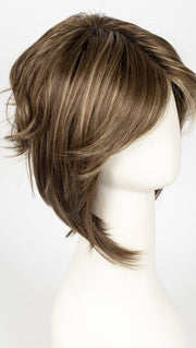 ICED MOCHA R | Rooted Dark with Medium Brown blended with Light Blonde highlights