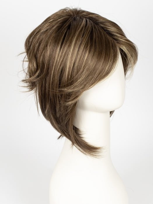 ICED MOCHA R | Rooted Dark with Medium Brown blended with Light Blonde highlights