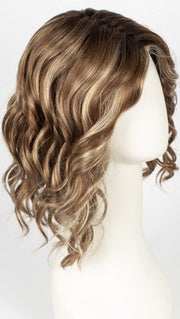 FS26/31S6 Salted Caramel | Medium Natural Red Brown with Red Gold Blonde Bold Highlights, Shaded with Brown