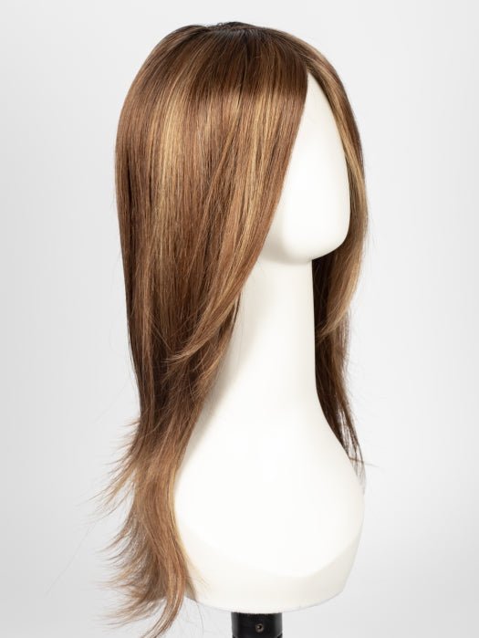 30A27S4 | Medium Natural Red and Medium Red-Gold Blonde Blend, Shaded with Dark Brown