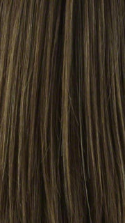 ALMOND SPICE R | Rooted Dark with a Medium Brown base and a Honey and Platinum Blonde blended highlight