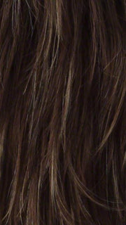 AUBURN SUGAR-R | Rooted Dark Auburn with Medium Auburn Base with Dark Strawberry Blonde Highlights