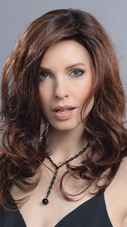 ADVANCE by Ellen Wille in AUBURN ROOTED 33.130.4 | Dark Auburn, Deep Copper Brown, and Darkest Brown Blend with Shaded Roots