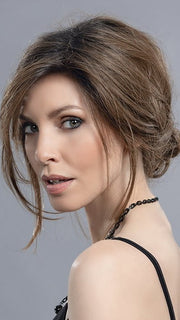 ADVANCE by Ellen Wille in NUT BROWN ROOTED 12.830.9 | Lightest Brown and Medium Brown with Light Auburn and Medium Warm Brown Blend with Shaded Roots