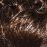 Almond-Rocka-R |  Dark Root, Med Brn base with 50/50 of Med Copper Blond + Light Golden Blond Highlights
