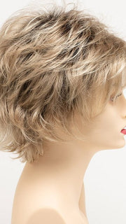 CHAMPAGNE SHADOW | Soft Dark Blonde with Platinum Highlights and Chestnut Roots