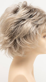 SILKY BEIGE | Light Platinum Blonde with Dark Brown Roots 
