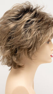SAHARA BLONDE | Softer Dark Blonde with Light Golden Blonde, and features Chestnut Roots