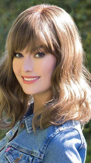 RYDER by AMORE in MOCHACCINO R | Rooted dark with light golden brown with light gold blonde highlights