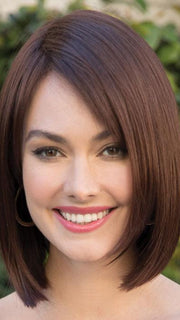 VADA bY AMORE in MULBERRY-BROWN Dark chocolate and dark auburn blend with rusty auburn undertones