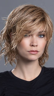 ANIMA by Ellen Wille in LIGHT BERNSTEIN ROOTED 12.26.27 | Light Auburn, Light Honey Blonde, and Light Reddish Brown Blend and Dark Roots