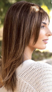 CHOCOLATE-TWIST | Cappucino Base, Coppery Blond Highlights and Tipped Ends