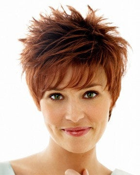 Color SS130 = Dark Copper: Bright Reddish brown with subtle copper highlights, dark brown roots | Aria Large by Raquel Welch