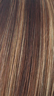 AUBURN-SUGAR | Dark Auburn with Medium Auburn Base with Dark Strawberry Blonde Highlights