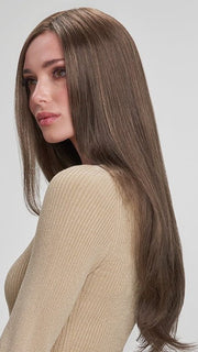 8RH14 HOT COCOA | Medium Brown with 33% Medium Ash Blonde Highlights