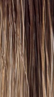 BANANA SPLIT LR | This is our most dramatic LR. The color shift is a bit more dramatic, but still universally wearable. The base is a slightly warmer brown that quickly shifts to a light golden blonde. I would best describe this color as a heavily rooted blonde.