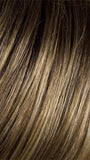 BERNSTEIN ROOTED | Light Brown base with subtle Light Honey Blonde and Light Butterscotch Blonde highlights and Dark Roots