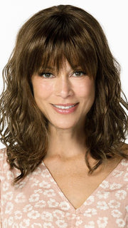 BETTY by Jon Renau in 8RH14 HOT COCOA | Medium Brown with 33% Medium Ash Blonde Highlights