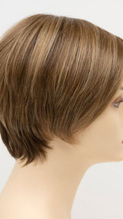 TOASTED-SESAME | Medium Brown roots with overall Warm Cinnamon base and Golden Blonde hightlights