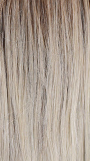 BOMBSHELL BLONDE | Golden Brown Root with a blend of White, Pure Blonde and Satin Blonde.