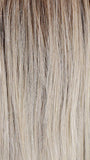 BOMBSHELL BLONDE | Golden Brown Root with a blend of White, Pure Blonde and Satin Blonde.