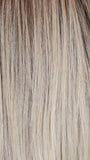 BOMBSHELL BLONDE | Golden brown root with a blend of white, pure blonde and satin blonde