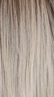 BOMBSHELL BLONDE | Golden brown root with a blend of white, pure blonde and satin blonde